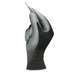 HyFlex®  11-600  Powder Free Coated Black/Grey 15 Gauge Foam Nitrile Glove, 2X-Large, 9" Long, 12-Pair per Bag